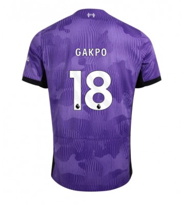 Liverpool Cody Gakpo #18 Tredjetröja 2023-24 Kortärmad